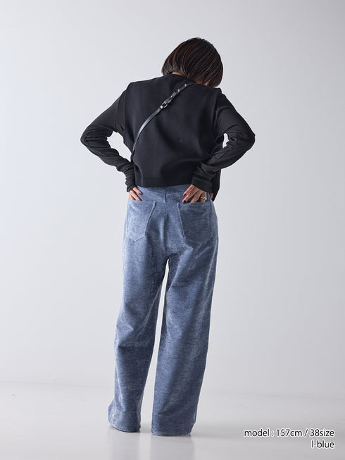 【 予約:11月中旬 】MOLE TWILL TUCK WIDE PT /Y254-31136